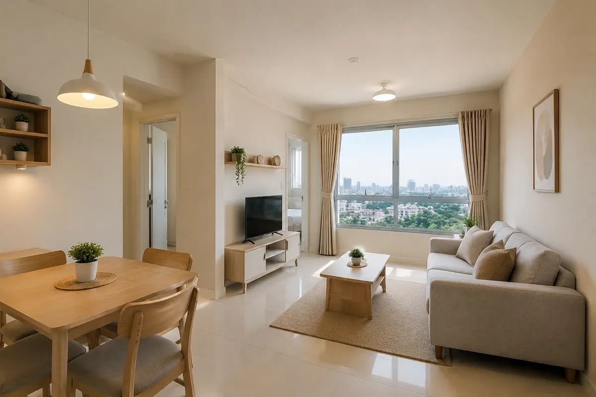 Apartemen Kalibata City 2BR Siap Huni, foto 1 dari 3